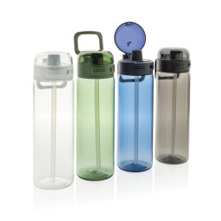 Bouteille publicitaire d'eau étanche sport 800ml en rPET RCS SipnLock