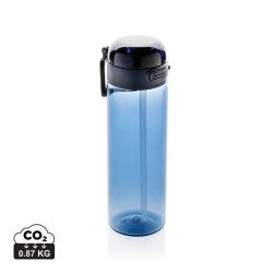 Bouteille publicitaire d'eau étanche sport 800ml en rPET RCS SipnLock
