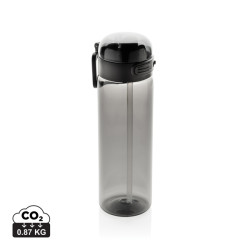 Bouteille publicitaire d'eau étanche sport 800ml en rPET RCS SipnLock