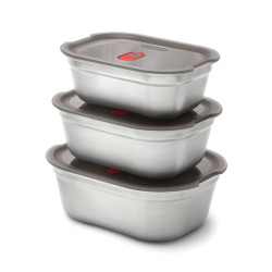 Set publicitaire de boites repas x3 Petite, Moyenne, Grande