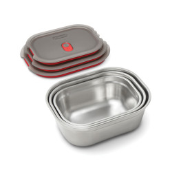 Set publicitaire de boites repas x3 Petite, Moyenne, Grande