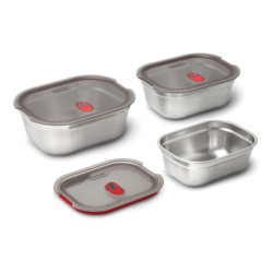 Set publicitaire de boites repas x3 Petite, Moyenne, Grande