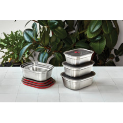 Set publicitaire de boites repas x3 Petite, Moyenne, Grande