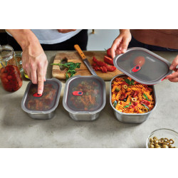 Set publicitaire de boites repas x3 Petite, Moyenne, Grande