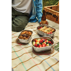 Set publicitaire de boites repas x3 Petite, Moyenne, Grande