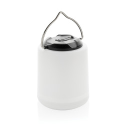 Lampe publicitaire de table rechargeable en plastique recyclé RCS Limio