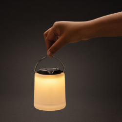 Lampe publicitaire de table rechargeable en plastique recyclé RCS Limio