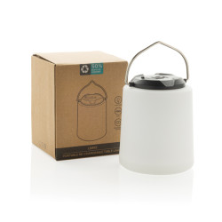 Lampe publicitaire de table rechargeable en plastique recyclé RCS Limio