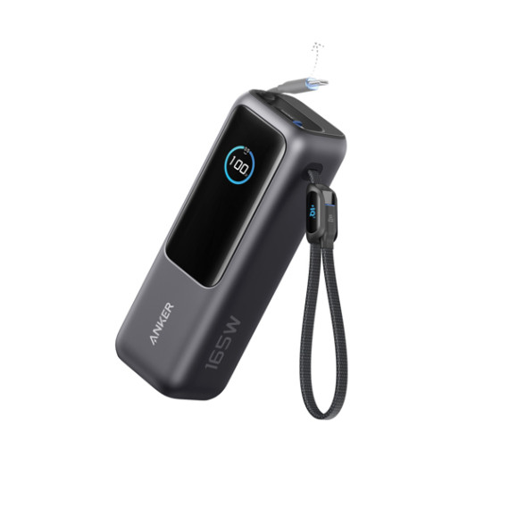 Powerbank publicitaire 25.000 mAh et 165 W avec câble intégré  Anker