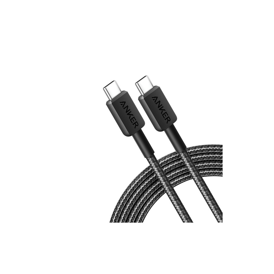 Câble publicitaire Anker USB-C vers USB-C, 1,8 mètre, 60 W