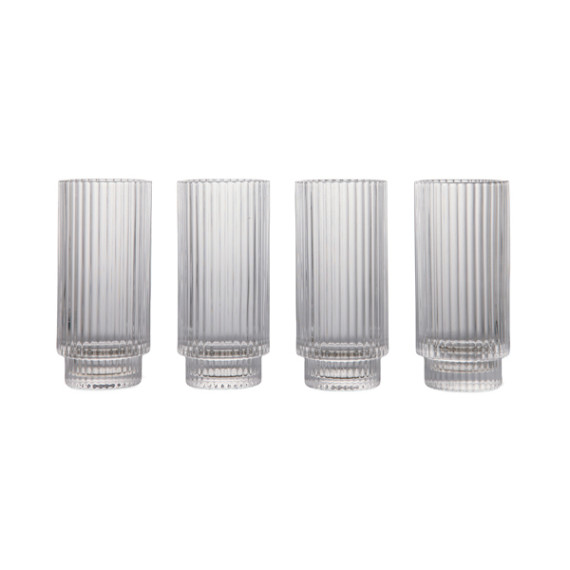 Set publicitaire 4 verres highball 360ml York VINGA
