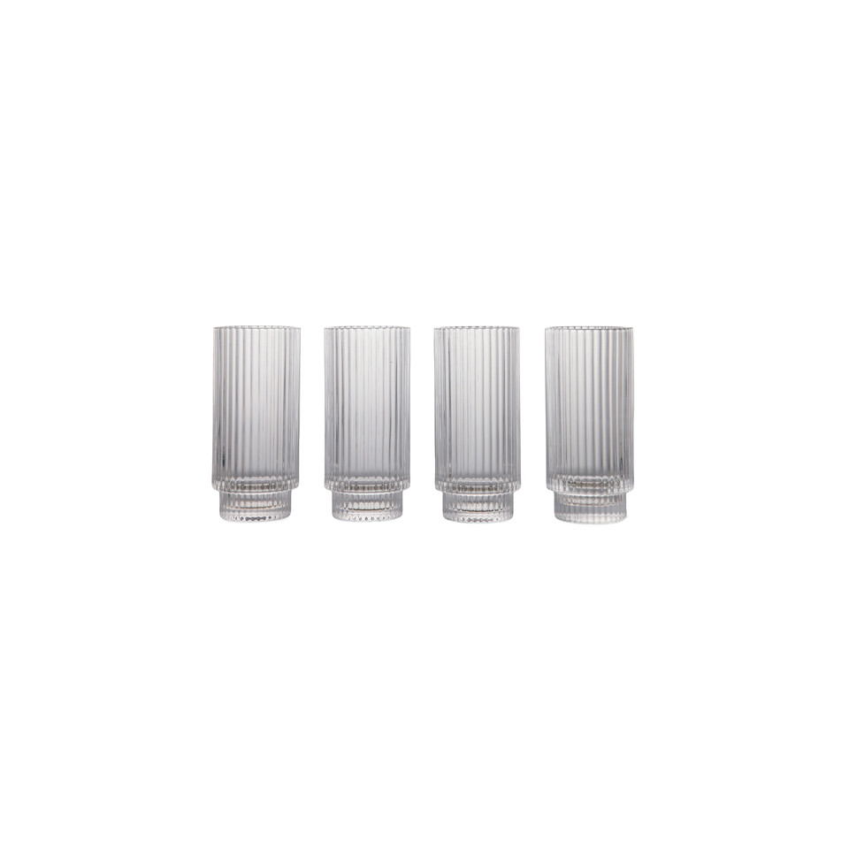Set publicitaire 4 verres highball 360ml York VINGA