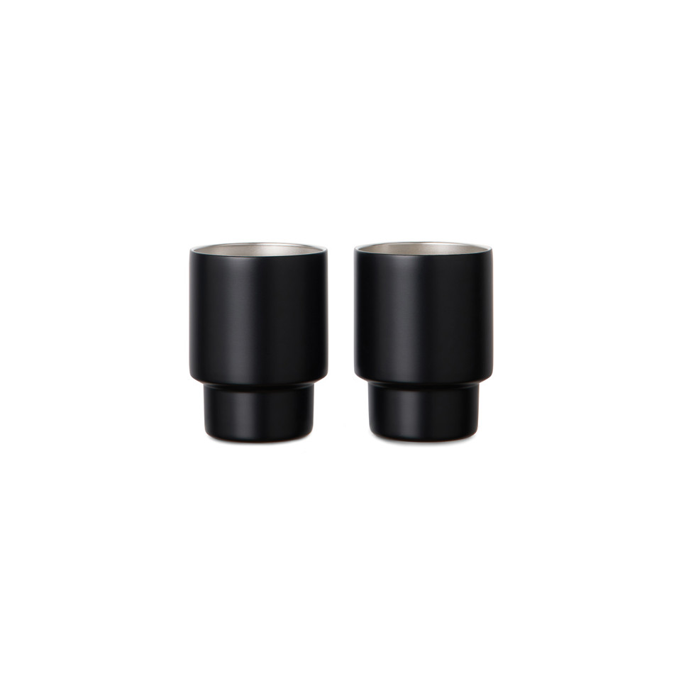 Set publicitaire de 2 tasses en acier RCS Nagano VINGA