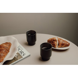 Set publicitaire de 2 tasses en acier RCS Nagano VINGA