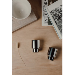 Set publicitaire de 2 tasses en acier RCS Nagano VINGA