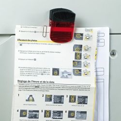 Pince publicitaire courrier aimantée