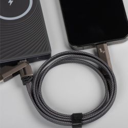 Câble de charge universel publicitaire 4 en 1 en PET recyclé