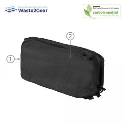 Pochette pour accessoires de voyages personnalisée matière recyclée plastique océanique Pochette pour accessoires de voyages personnalisée matière recyclée plastique océanique