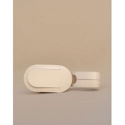 Étiquette à bagage personnalisée en cuir recyclé fabiquée en France