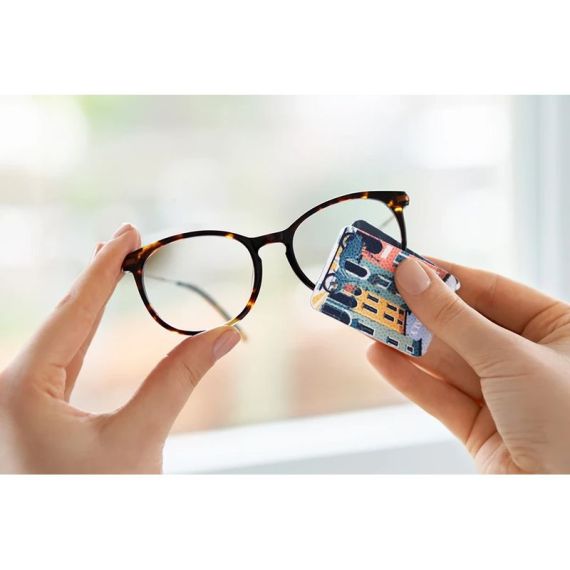 Essuie verre pliable personnalisé pour lunette et écran EXPRESS Fabriqué en Europe