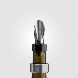 Set cadeau publicitaire Essex accessoires pour vin acier inoxydable et bois FSC Set cadeau publicitaire Essex accessoires pour vin acier inoxydable et bois FSC