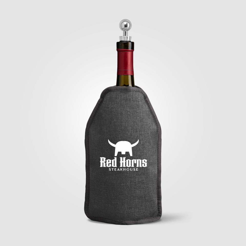 Housse personnalisée Nest pour bouteille de vin polyester recyclé
