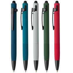 Stylo à bille personnalisé en aluminium recyclé stylet