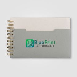 Carnet personnalisé horizontale papier FSC à spirales A6 Lino