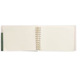 Carnet personnalisé horizontale papier FSC à spirales A6 Lino Carnet personnalisé horizontale papier FSC à spirales A6 Lino