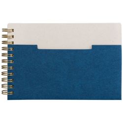 Carnet personnalisé horizontale papier FSC à spirales A6 Lino Carnet personnalisé horizontale papier FSC à spirales A6 Lino