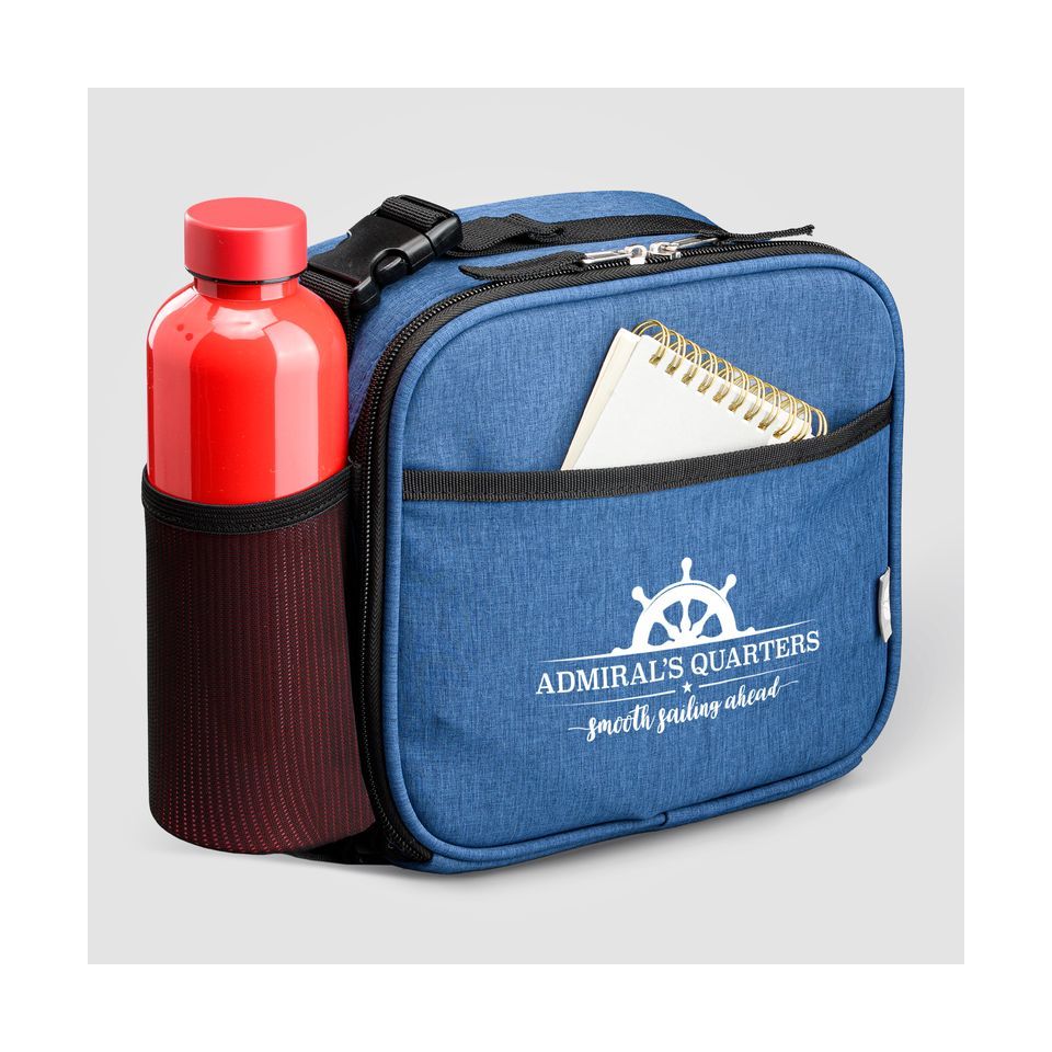 Sac publicitaire repas isotherme bandoulière Helsinki en rPET 4,5 L