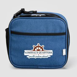 Sac publicitaire repas isotherme bandoulière Helsinki en rPET 4,5 L