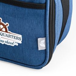 Sac publicitaire repas isotherme bandoulière Helsinki en rPET 4,5 L