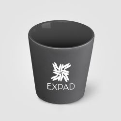 Tasse publicitaire en céramique mate de 180 ml