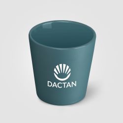 Tasse publicitaire en céramique mate de 180 ml
