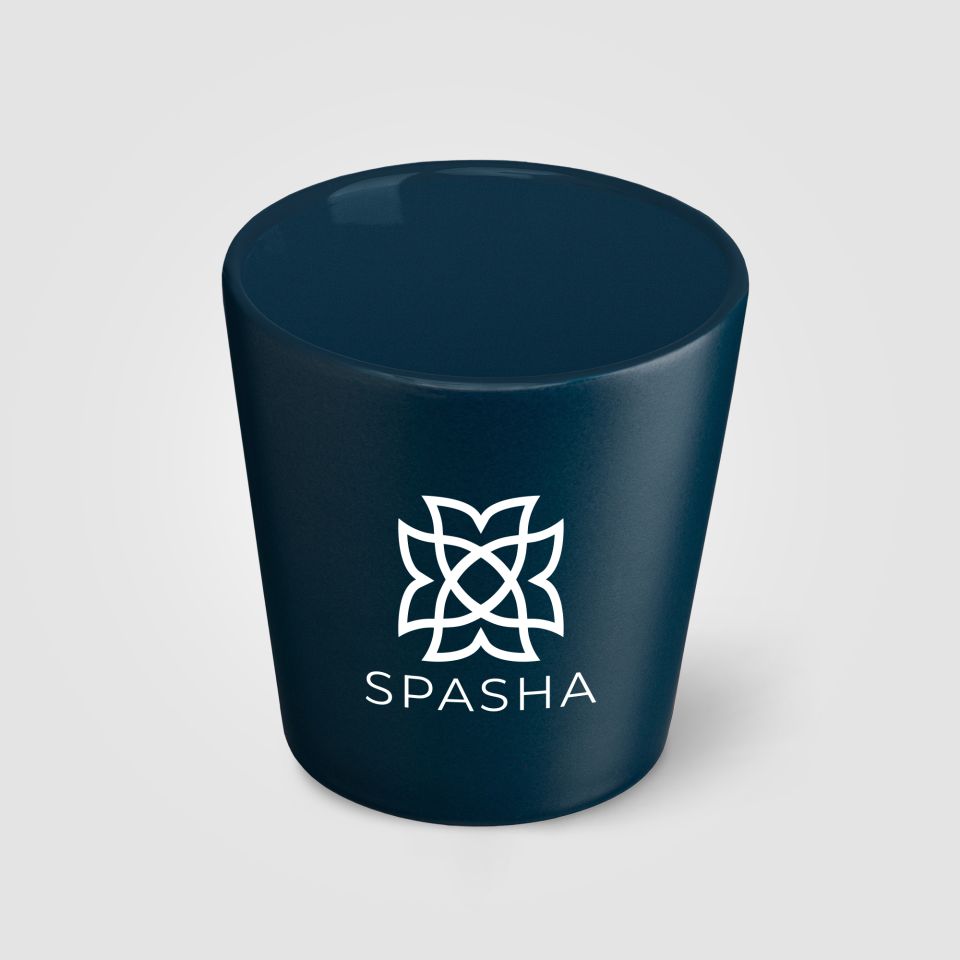 Tasse publicitaire en céramique mate de 180 ml