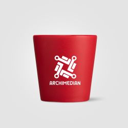 Tasse publicitaire en céramique mate de 180 ml Tasse publicitaire en céramique mate de 180 ml