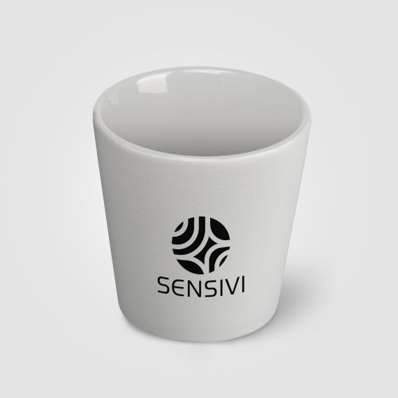 Tasse publicitaire en céramique mate de 180 ml Tasse publicitaire en céramique mate de 180 ml