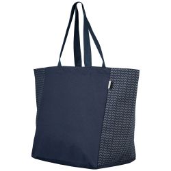 Sac fourre-tout personnalisé en coton recyclé à motif chevron 225 gsm®