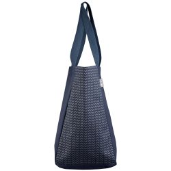 Sac fourre-tout personnalisé en coton recyclé à motif chevron 225 gsm®