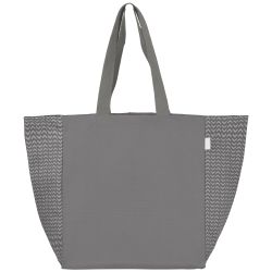 Sac fourre-tout personnalisé en coton recyclé à motif chevron 225 gsm®