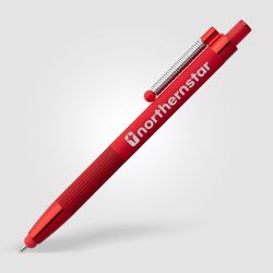 Stylo personnalisé en aluminium recyclé stylet anti-stress