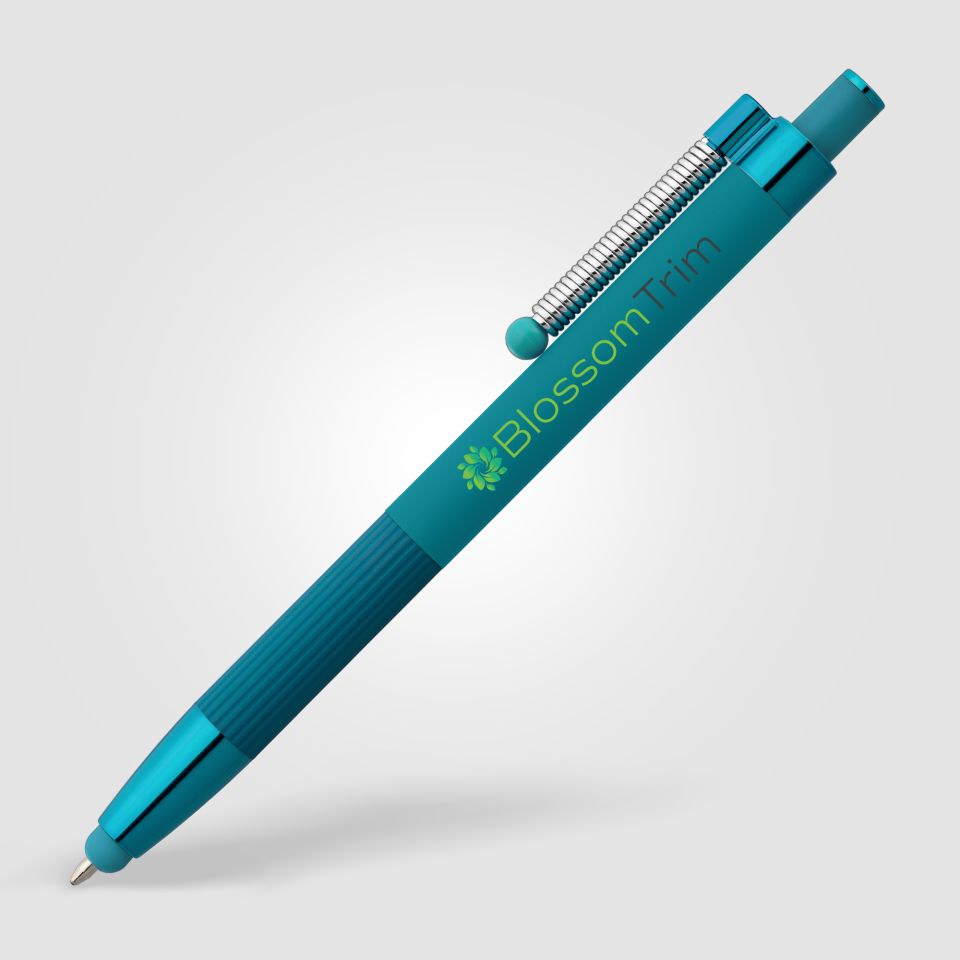 Stylo personnalisé en aluminium recyclé stylet anti-stress