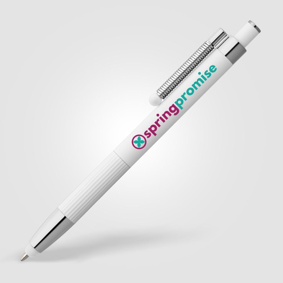 Stylo personnalisé en aluminium recyclé stylet anti-stress