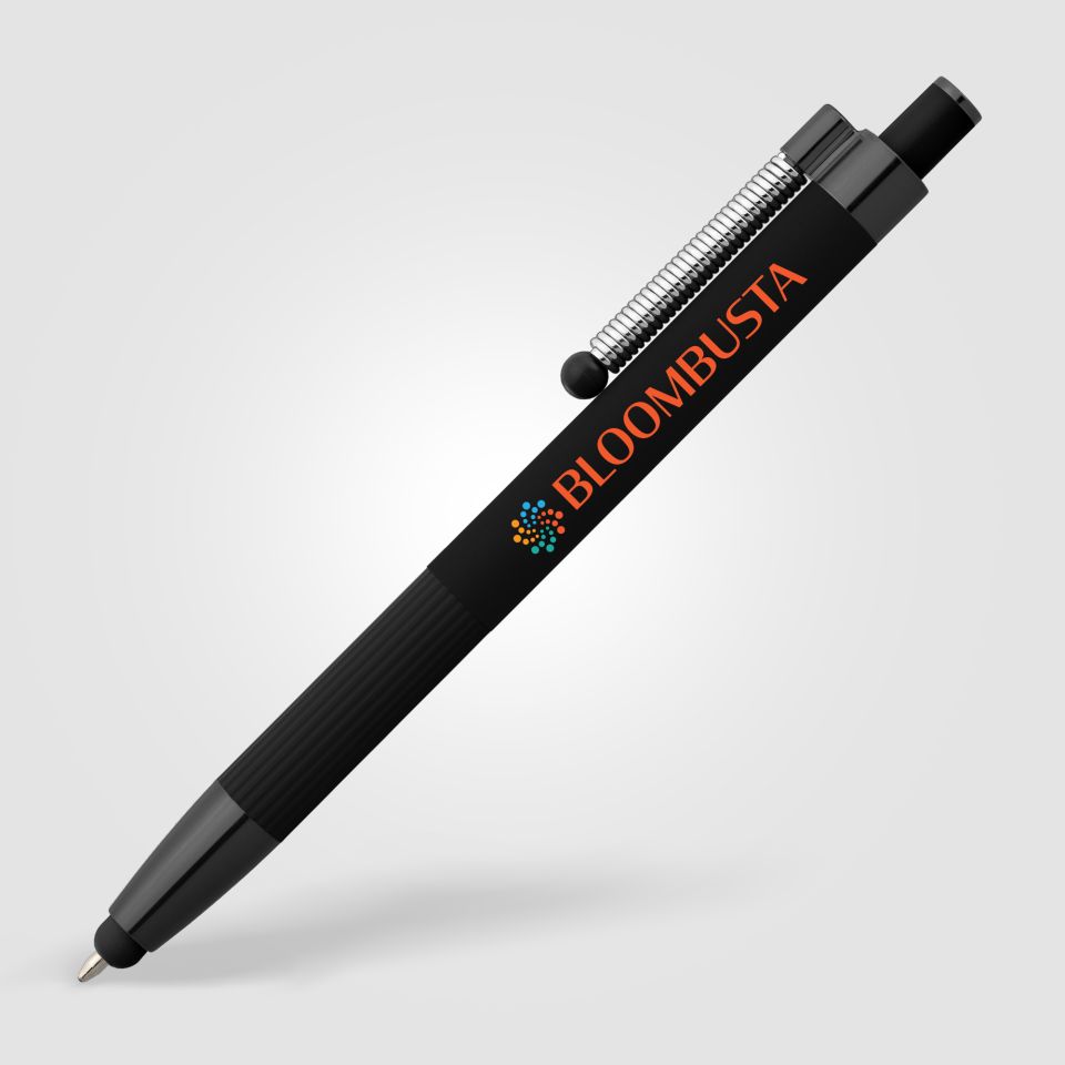 Stylo personnalisé en aluminium recyclé stylet anti-stress