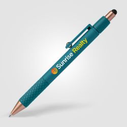 Stylo bille anti-stress personnalisé avec stylet, spinner et bille 