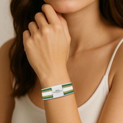 Bracelet personnalisable élastique 100 % polyester 