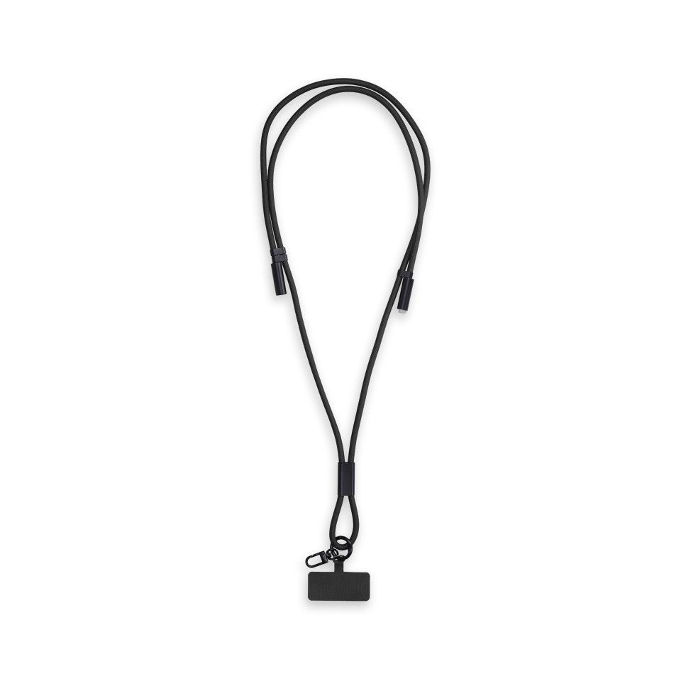 Lanyard personnalisable support mobile avec fonction charge