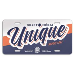 Plaque personnalisée aluminium rectangulaire 300x150 mm Plaque personnalisée aluminium rectangulaire 300x150 mm