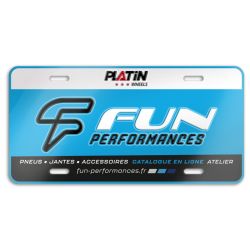 Plaque personnalisée aluminium rectangulaire 300x150 mm Plaque personnalisée aluminium rectangulaire 300x150 mm